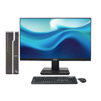 acer 宏碁 商祺 SQX4270 666N 23.8英寸 台式机 黑色(酷睿i5-11400、GT730、8GB、1TB HDD、风冷)