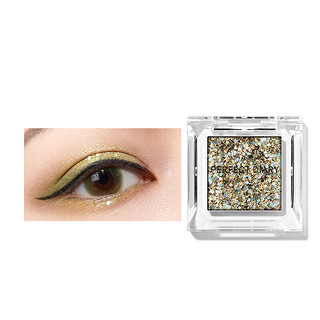 perfectdiary完美日记收藏家单色眼影d04bazingga镭射黄绿12g