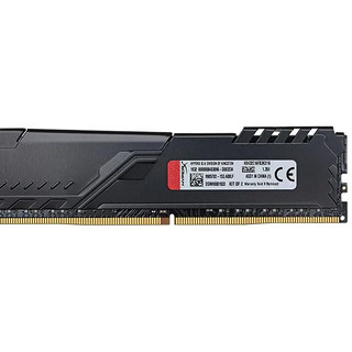 Kingston 金士顿 Fury系列 DDR4 2400MHz 黑色 台式机内存 8GB 4GB*2 HX424C15FB28-SP