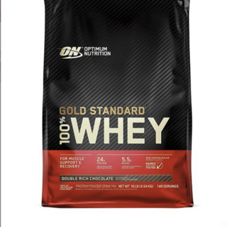 OPTIMUM NUTRITION 奥普帝蒙 黄金标准 乳清蛋白粉 牛奶巧克力味 10磅