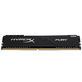 Kingston 金士顿 Fury系列 DDR4 2400MHz 黑色 台式机内存 8GB HX424C15FB3/8-SP