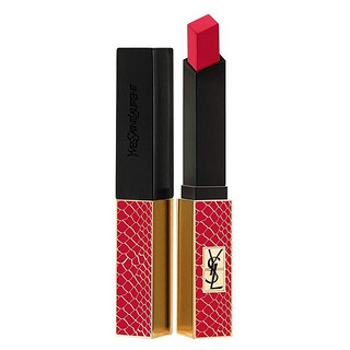 YVES SAINT LAURENT 圣罗兰 细管纯口红 #N°21复古正红 高定鳄纹限定版 2.2g