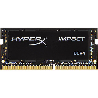 Kingston 金士顿 Impact系列 DDR4 2400MHz 笔记本内存 黑色 16GB 8GBx2 HX424S14IB2K2/16