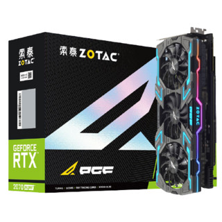 ZOTAC 索泰 GeForce RTX 2070 Super 玩家力量至尊 PGF OC 显卡 8GB 黑色