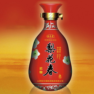 梨花春 柔雅 38%vol 浓香型白酒 500ml 单瓶装