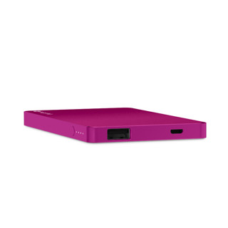 mophie  powerstation mini 移动电源 玫红色 3000mAh micro usb 2.4A快充