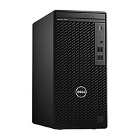 DELL 戴尔 OptiPlex 3080MT 十代酷睿版 商务台式机 黑色 (酷睿i7-10700、WX3200 4G、32GB、1TB SSD+1TB  HDD、风冷)