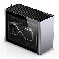 JONSBO 乔思伯 JONSPLUS i100 Pro MINI-ITX机箱 半侧透 银色