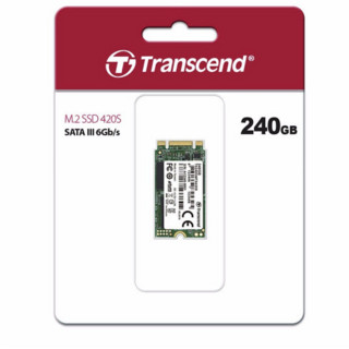 Transcend 创见 台式机/笔记本高性能SSD固态硬盘 MTS420系列TLC M.2 2242 SATA 240GB-256GB