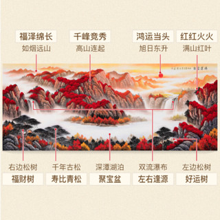 吕元忠《鸿运当头》 165×85cm 国画山水画 装饰挂画 宣纸