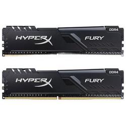 HYPERX 64GB(32G×2)套装 DDR4 3600 台式机内存条 骇客神条 Fury雷电系列