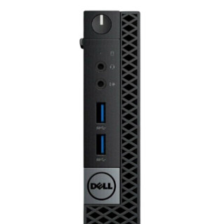 DELL 戴尔 OptiPlex 3070 MFF 奔腾版 商务台式机 黑色 (奔腾G5420T、核芯显卡、4GB、128GB SSD、风冷)