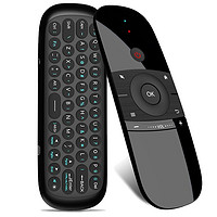 POLIGU Air mouse 57键 2.4G 无线键盘 黑色 无光