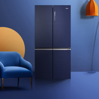 商品haier 海尔 tech blue系列 bcd-546wseku1 风冷十字对开门冰箱