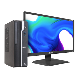 acer 宏碁 商祺 SQX4270 786N 20英寸 台式机 黑色(酷睿i7-11700、GT730、16GB、512GB SSD、风冷)