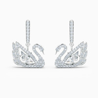 SWAROVSKI/施华洛世奇 125周年纪念款 5514420 水晶天鹅耳环