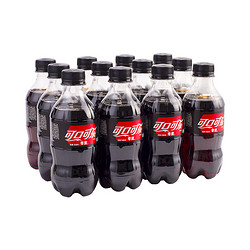 Coca-Cola 可口可乐 零度 Zero 汽水 碳酸饮料 300ml*12瓶 整箱装