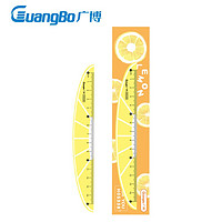 PLUS会员：GuangBo 广博 H05338 创意卡通水果尺 15cm 单把装