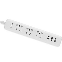 MI 小米 插线板（含3口USB 2A快充） 白色 通用