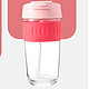 MINISO 名创优品 便携玻璃杯 活力粉 500ml