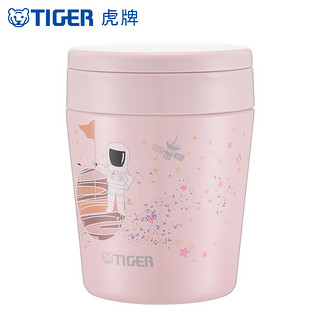 虎牌（Tiger）保温杯 宇宙星空款大口径焖烧杯MCL-T30C-PP 粉色300ml