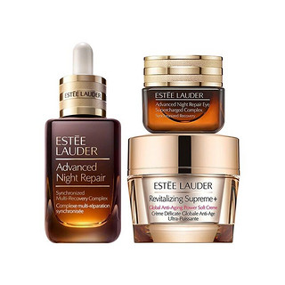 ESTEE LAUDER 雅诗兰黛 Estee Lauder基础护肤套装礼盒（7代小棕瓶50ml+小棕瓶眼霜15ml+多效智妍面霜75ml）礼物护肤