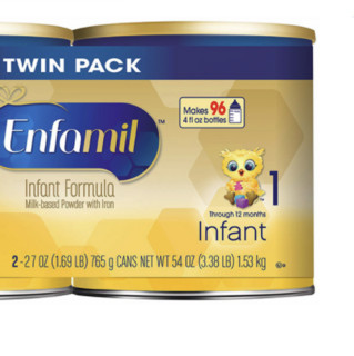 Enfamil 安婴儿 金樽系列 婴儿奶粉 美版 1段 765g*2罐