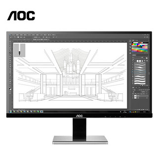 AOC 冠捷 卢瓦尔系列 LV273HUPX 27英寸 AH-IPS显示器（3840×2160、100% sRGB、dE<2）