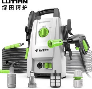 LUTIAN 绿田 家用高压洗车机 小怪兽款 1400W