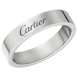 Cartier 卡地亚 C DE CARTIER系列 B4098168 中性圆形Pt950铂金戒指 68号