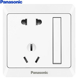 Panasonic 松下 WMWA623-N 一开双控五孔插座 10A