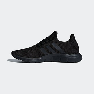 adidas Originals 阿迪达斯官网adidas 三叶草Swift Run男女鞋低帮经典运动鞋AQ0863 B37725 一号黑/一号黑/白色