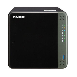 QNAP 威联通 TS-453D 4G内存 四盘位nas网络存储服务器 私有云存储 磁盘阵列（无内置硬盘）