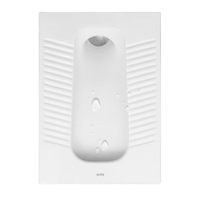 HEGII 恒洁 HC3016D 蹲便器 不带存水弯后进前排