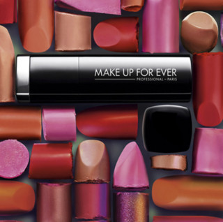 MAKE UP FOR EVER 玫珂菲 柔色霓彩唇膏 #霓光桃 3.5g