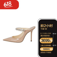 JIMMY CHOO 周仰杰 BING 100 PAT系列 女士皮革高跟鞋
