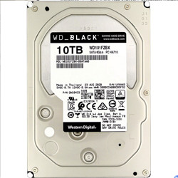 Western Digital 西部数据 WD） 黑盘 企业级台式机机械硬盘 3.5英寸 7200转SATA6Gb/s 10TB