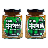 JI XIANG JU 吉香居 酱牛八方 酸菜牛肉酱 200g*2瓶