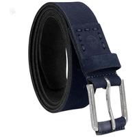 Timberland 添柏岚 男士皮革针扣腰带 BA5392 海蓝色 40