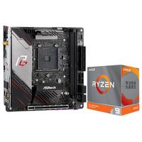 ASRock 华擎 X570 Phantom Gaming ITX/TB3 MINI-ITX主板（AMD AM4、X570）+AMD 锐龙R9-3950X CPU套装