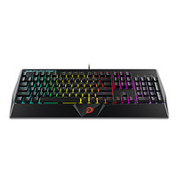 Dareu 达尔优 EK832 104键 有线机械键盘 黑色 光轴 RGB