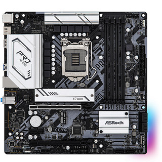 ASRock 华擎 B560M Pro4 MATX主板（intel LGA1200、B560）+英特尔 酷睿i5-11600F CPU套装