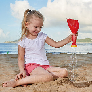 Hape 德国(Hape)1-3-6岁沙滩玩具多功能花洒沙铲子加厚挖沙玩雪玩水工具男孩女孩儿童节礼物 18个月+ E4049