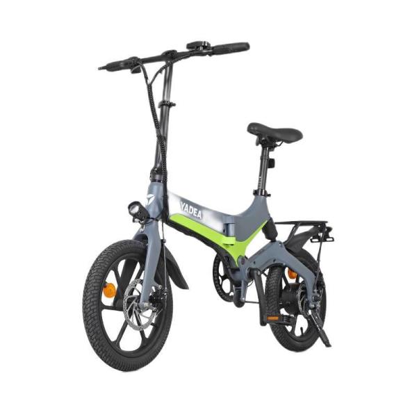 Yadea 雅迪 YF80 电动折叠车 10001 36V8Ah锂电池 灰绿色【报价 价格 评测 怎么样】 -什么值得买