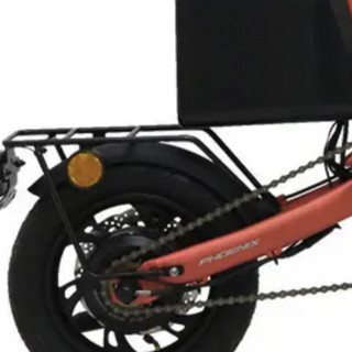 PHOENIX 凤凰 F1三代 电动自行车 TDW001Z 36V7.8Ah锂电池 消光红
