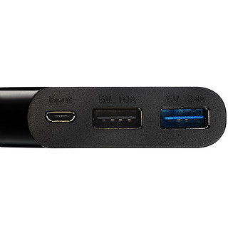 PHILIPS 飞利浦 DLP6061 移动电源 白色 5000mAh micro usb 2.4A快充