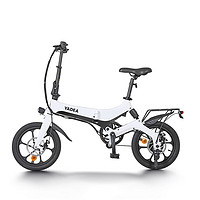 Yadea 雅迪 YF80 电动折叠车 10001 36V8Ah锂电池 白黑色