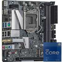 ASRock 华擎 B560M ITX/ac MINI-ITX主板(intel LGA1200、B560)+英特尔 酷睿i5-11400F CPU套装