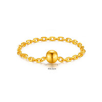 CHJ JEWELLERY 潮宏基 SRG30004684 女士黄金戒指 约0.49g