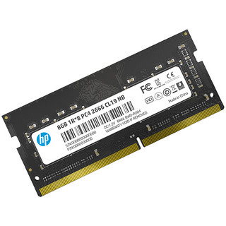 HP 惠普 S1 DDR4 2666MHz 笔记本内存 普条 黑色 8GB